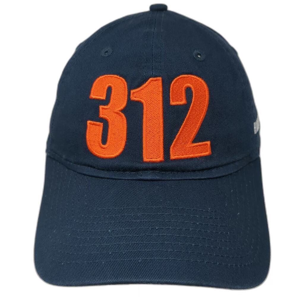 New Era Baseball Cap Blue One Size 312 Hard Knocks Slideback Hat Cotton